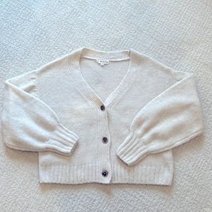 V-Neck Button Down Cardigan